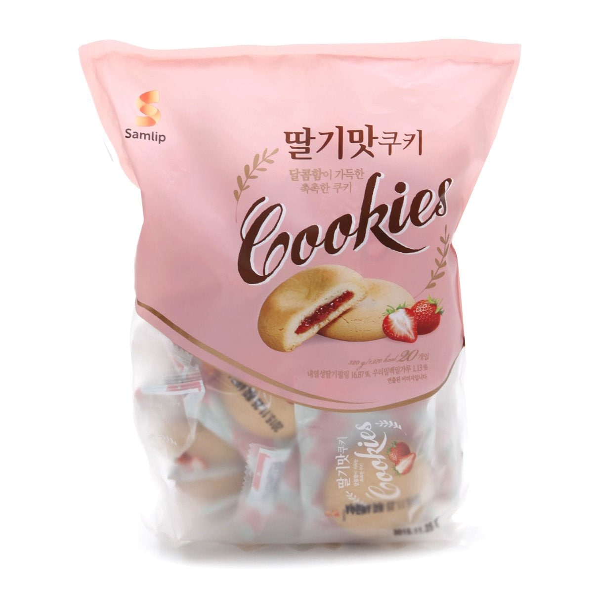 [삼립] 딸기맛 쿠키 320g