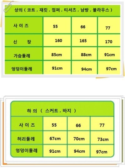 싸이즈 통합