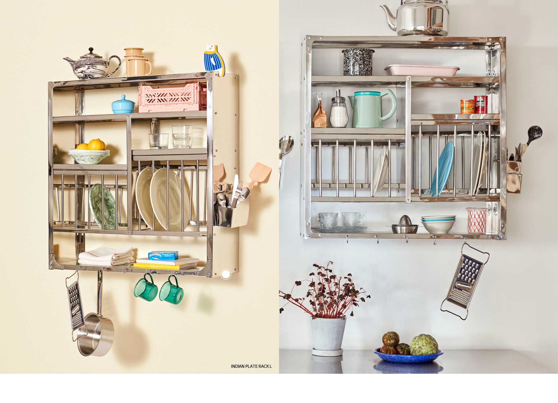 新品未開封HAY INDIAN PLATE RACK L シルバー INDIAN PLATE RACK L｜北欧デンマーク インテリアブランドの通販