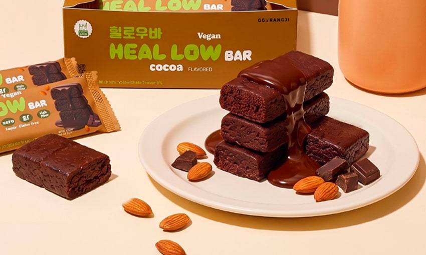 HEAL LOW BAR VEGAN HEAL LOW BAR COCOA FLAVORED